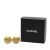 Chanel B Chanel Gold Gold Plated Metal CC Clip On Earrings France