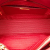 Prada B Prada Red Saffiano Leather Lux Dome Bag Italy