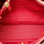 Prada B Prada Red Saffiano Leather Lux Dome Bag Italy