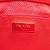 Prada B Prada Red Saffiano Leather Lux Dome Bag Italy