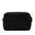 Saint Laurent B Saint Laurent Black Raffia Natural Material Woven and Leather Lou Camera Bag Italy