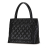 Chanel B Chanel Black Caviar Leather Leather Caviar Medallion Tote France