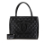 Chanel B Chanel Black Caviar Leather Leather Caviar Medallion Tote France