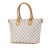 Louis Vuitton AB Louis Vuitton White Damier Canvas Canvas Damier Azur Saleya PM France