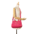 Prada B Prada Pink Canvas Fabric Small Canapa Logo Satchel India