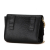 Salvatore Ferragamo B Ferragamo Black Calf Leather Mini Lizard Embossed Vara Chain Crossbody Italy