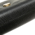 Salvatore Ferragamo B Ferragamo Black Calf Leather Mini Lizard Embossed Vara Chain Crossbody Italy