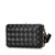 Bottega Veneta B Bottega Veneta Black Calf Leather Spazzolato Intrecciato Box Messenger Bag Italy