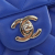 Chanel AB Chanel Blue Lambskin Leather Leather Medium Classic Lambskin Double Flap France