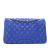 Chanel AB Chanel Blue Lambskin Leather Leather Medium Classic Lambskin Double Flap France