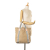 Gucci B Gucci Brown Beige Canvas Fabric GG Web Tote Italy