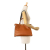 Fendi B Fendi Brown Camel Calf Leather Small Peekaboo X Tote Italy