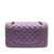 Chanel AB Chanel Purple Lambskin Leather Leather Medium Classic Iridescent Lambskin Double Flap France