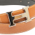 Hermès B Hermès Brown Calf Leather Constance H Reversible Belt France