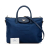 Prada B Prada Blue Nylon Fabric Saffiano Trimmed Tessuto Satchel Italy