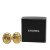 Chanel B Chanel Gold Gold Plated Metal CC Clip On Earrings France