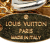 Louis Vuitton B Louis Vuitton Gold Gold Plated Metal Nanogram Belt Bracelet Italy