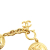 Chanel B Chanel Gold Gold Plated Metal Medallion Bracelet France