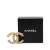 Chanel B Chanel Gold Gold Plated Metal CC Rhinestones Brooch France