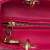 Christian Dior AB Dior Pink Dark Pink Lambskin Leather Leather Medium Lambskin Cannage Lady Dior Italy