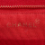 Chanel B Chanel Red Cotton Fabric Quilted Jersey Reissue Frame Bag France