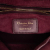 Christian Dior B Dior Red Burgundy Lambskin Leather Leather Medium Lambskin Cannage Studded Supple Lady Dior Italy