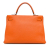 Hermès AB Hermès Orange Calf Leather Togo Kelly Retourne 32 France