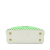 Louis Vuitton AB Louis Vuitton White with Green Calf Leather Embroidered Taurillon Mini Capucines France