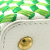 Louis Vuitton AB Louis Vuitton White with Green Calf Leather Embroidered Taurillon Mini Capucines France