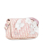 Christian Dior B Dior Pink Light Pink with White Canvas Fabric Oblique Girly Trotter Crossbody Italy