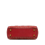 Christian Dior B Dior Red Lambskin Leather Leather Small Lambskin Cannage Studded Supple Lady Dior Italy