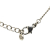 Chanel B Chanel Silver Brass Metal Silver Plated CC Camellia Charms Necklace France