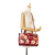 Gucci B Gucci Red Calf Leather Medium Blooms Bamboo Shopper Italy