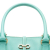 Salvatore Ferragamo AB Ferragamo Blue Turquoise Calf Leather Briana Tote Italy