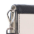 Prada AB Prada White with Black Calf Leather Saffiano Trimmed City Sybille Belt Bag Italy