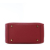 Hermès AB Hermès Red Dark Red Calf Leather Mini Clemence Lindy France