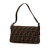 Fendi B Fendi Brown Canvas Fabric Zucca Baguette Italy