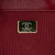 Chanel AB Chanel Red Dark Red Lambskin Leather Leather Mini Lambskin Diamond Lock Flap Italy