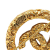 Chanel B Chanel Gold Gold Plated Metal CC Round Brooch France