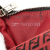 Fendi B Fendi Red Canvas Fabric Zucchino Shoulder Bag Italy