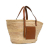 Loewe B LOEWE Brown Beige Raffia Natural Material Large Basket Bag Spain