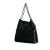 Stella McCartney AB Stella McCartney Black Polyester Fabric Falabella Fold-Over Satchel Italy