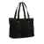 Fendi B Fendi Black Canvas Fabric Zucchino Tote Italy