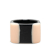 Chanel B Chanel Black with Pink Light Pink Resin Plastic CC Square Ring France