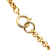 Chanel B Chanel Gold Gold Plated Metal CC Heart Pendant Necklace France