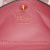 Fendi AB Fendi Pink Patent Leather Leather Embroidered Lace Baguette Italy