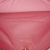 Fendi AB Fendi Pink Patent Leather Leather Embroidered Lace Baguette Italy