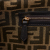 Fendi AB Fendi Brown Canvas Fabric Fendi Zucca Beguette Italy