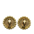 Chanel B Chanel Gold Gold Plated Metal CC Clip On Earrings France