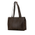 Celine B Celine Brown Coated Canvas Fabric Macadam Tote Italy